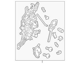 72662-tk8-a31za Honda Genuine Sliding Door Lock Actuator