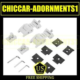 Cca2025032503 Hthe For Jeep Wrangler Jk Jl Jt 2007 New Hood Locking Latch Catch Buckle White Steel