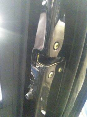 181.hy1b19 Hyundai 2019 Ioniq Right Passenger Rear Door Latch Vin C