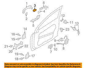 826523s010 Hyundai Oem 11-15 Sonata Front Door-cap Left