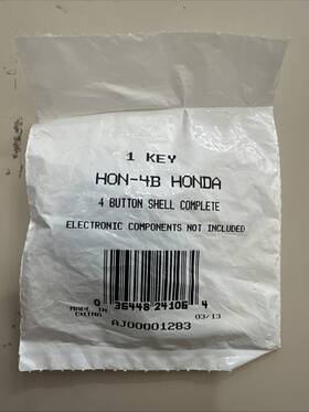 Hon-4b Ilco Key Blank Remote-control Shell Honda Acura