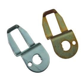 Inl15233 Inline Tube Door Lock Lever Pawl Clips Pair Rh Lh 1967-69 Chevrolet Camaro Pontiac Firebird