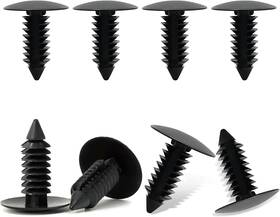 Rewmpn1 Jawgrew 8 Pcs Bumper Plugs Front License Plate Holes Cover Clips Waterproof