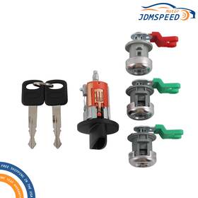323954 Jdmspeed Motor Ignition Switch Lock Cylinder Three 3 Door With 2 Keys For Ford