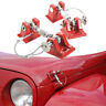 Jecarjdx2018000608 Jecar Hood Catches Red Retro Front Latches For Jeep Wrangler