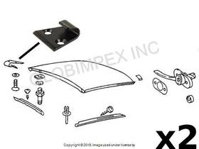 1688000600 Jp Group Dansk For Porsche 1965-1993 Roof Lock Catch Bracket 2 Warranty