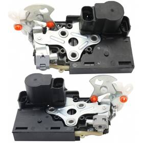 Karparts360 611851397357 For Cadillac Escalade Door Lock Actuator 2002-2007 Pair Rear Integrated With Latch