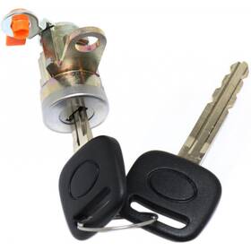 Karparts360 619264867191 For Toyota Tacoma Door Lock Cylinder 1995-2004 Passenger Side Chrome With 2 Keys