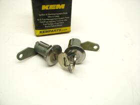 Tl113 Kemparts Chrome Front Door Lock Tumblers With Keys