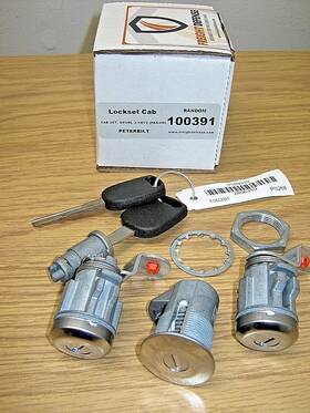 100391 Kenworth New Set Of Or Peterbilt Tool Box Door Locks And Ignition Lockset 2013