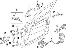 81970-p1a00 Kia Genuine Cylinder And Keys