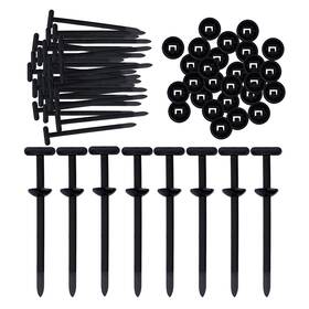 Kifefoe 762949015827 100 Pcs Nylon Universal Cable Tie Buckle - New Multifunctional Zip Black
