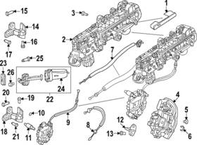 Lr169621 Land-rover Genuine Actuator