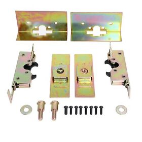 Bh0825 Large Locking Bear Jaw Latch Latches With Install Plates And Striker Bolts Street Rod