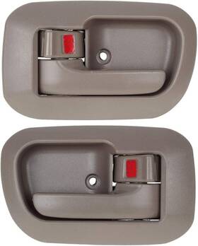 80533 Lcyolada 1 Pair Interior Door Handles Compatible With Toyota Sienna 1998 1999 Brown