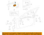 6921706040a0 Left Front Camry Oem 10-11 Door-cover Toyota