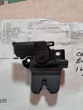 64600-50050 Lexus Ls400 Trunk Actuator Latch Assembly 1995 1997 Ls 400 Oem 1996