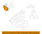 5065765ac Lid-lock 300 06-07 Chrysler Cover Trunk Oem
