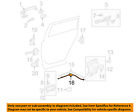 697300e040 Lock Cable Door-lock Highlander Hardware-rear Toyota Oem 08-13