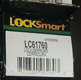 Lc61760 Locksmart Ignition Lock Cylinder With 2 Keys