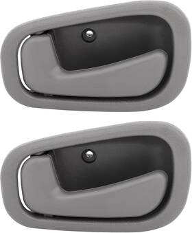 802178-5230-1634355778 Lujuntec Interior Door Handles Front Rear Driver Left Gray