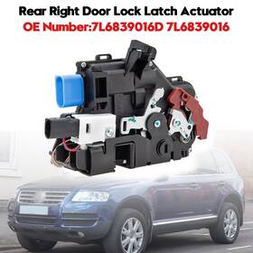 7l6839016d Madhornets 7l6839016 Rear Right Door Lock Latch Actuator For Vw Touareg 2005-2010 Us