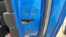 Bp4k72310e Mazda 2004-2009 3 Passenger Right Rear Door Latch With Rods/cables Oem Back