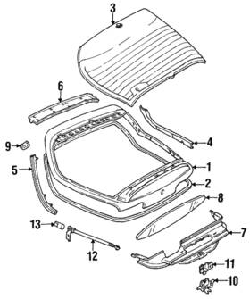 Ea01-62-310c Mazda Genuine Lock