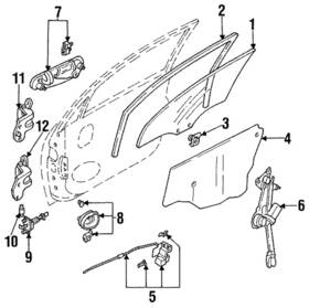 Gc1n-59-310c Mazda Genuine Door Lock Actuator Motor