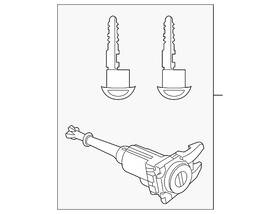 Kby0-76-220 Mazda Genuine Cylinder And Keys