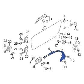 Ne5359310j Mazda Oe For Mx-5 Miata 2006-2015 Front Left Door Latch Assembly