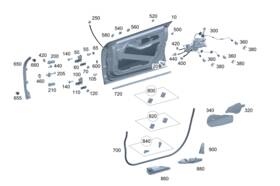 000-760-07-00 Mercedes-benz Genuine Door Drive