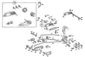 113-720-06-93 Mercedes-benz Genuine Inner Safety Device