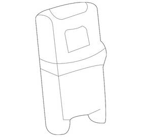 140-760-02-41-9051 Mercedes-benz Genuine Lock Knob