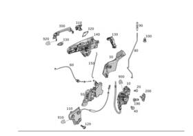 Mercedes-benz 166-760-05-00 Genuine Mercedes-benz Parts Kit Locking Set
