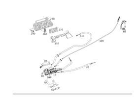 197-720-03-35 Mercedes-benz Genuine Door Lock
