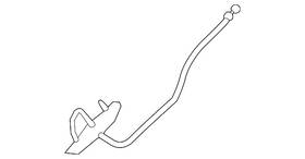 205-760-07-00 Mercedes-benz Genuine Deck Lid Striker