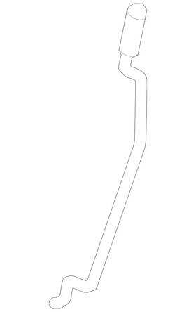 Mercedes-benz 222-730-02-92 Genuine Mercedes-benz Securing Rod