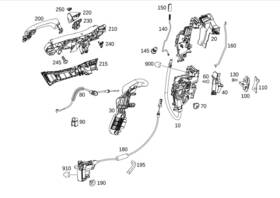 222-760-14-00 Mercedes-benz Genuine Electrical Closing Aid