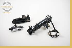 2306800084 Mercedes-benz 03-06 R230 Sl500 Sl55 Door Handle Set Glovebox Trunk Lock With Key Oem