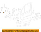 9067601204 Mercedes-benz 2500 Left Oem Cable Mercedes Door-lock Front Sprinter