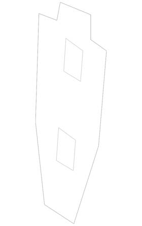 447-630-89-00 Mercedes-benz Genuine Aperture Panel Reinforced Plate