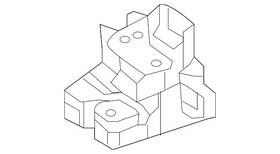 447-740-19-00 Mercedes-benz Genuine Lock Actuator