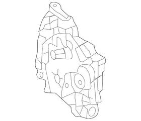 4477408300 Mercedes-benz Genuine Lock Assembly