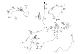 463-730-36-02 Mercedes-benz Genuine Door Lock