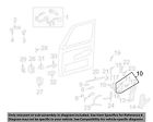 4637200135 Mercedes-benz G500-door Left Kit Lock Oem Mercedes 02-05