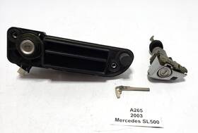 A2307600377 Mercedes-benz 03-09 Oem R230 Sl500 Driver Door Trunk Lid Lock With Key Set Note