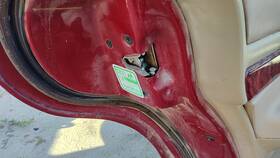 5w7z5426413aa Mercury 1998-2011 Grand Marquis Driver Left Rear Door Latch With Rods/cables Oem Back