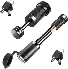 40915 Metoware Keyed Alike Hitch Lock& 5/8 Inch Dia 3-1/2 Span 1/4 7/8