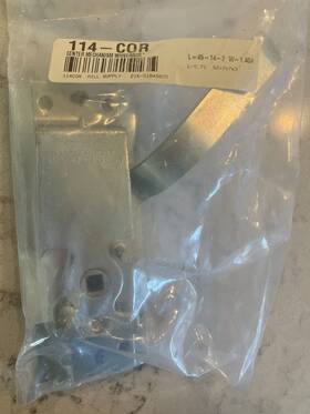 114-cor Mill Supply New Center Mechanism Slam Latch Override Release Handle
